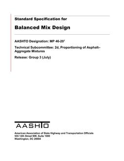 AASHTO MP 46