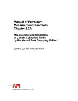 API MPMS Chapter 2.2A