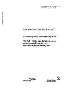 AS/NZS IEC 61000.4.4