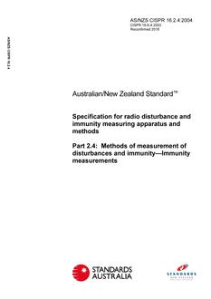 AS/NZS CISPR 16.2.4