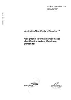 AS/NZS ISO 19122