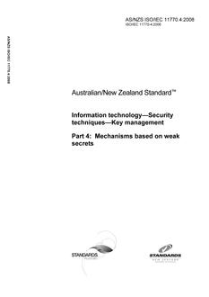 AS/NZS ISO/IEC 11770.4