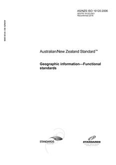 AS/NZS ISO 19120