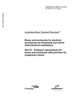 AS/NZS IEC 60670.21