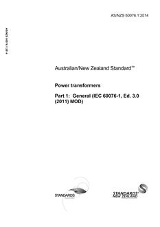 AS/NZS 60076.1