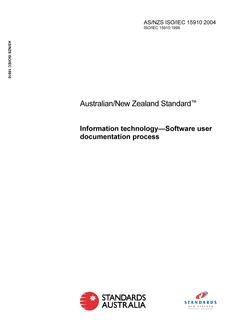 AS/NZS ISO/IEC 15910