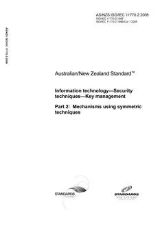 AS/NZS ISO/IEC 11770.2