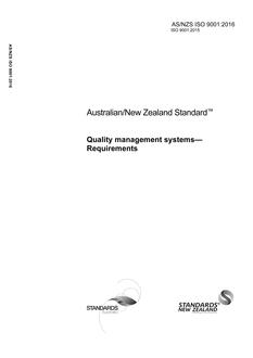 AS/NZS ISO 9001