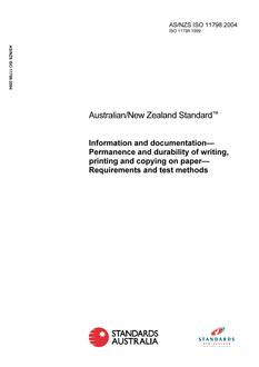 AS/NZS ISO 11798