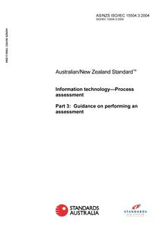 AS/NZS ISO/IEC 15504.3