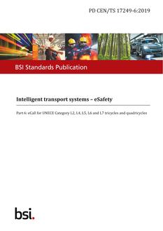 BS PD CEN/TS 17249-6