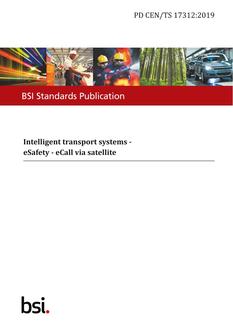 BS PD CEN/TS 17312