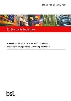 BS PD CEN/TS 15130