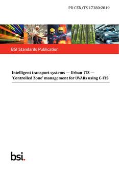 BS PD CEN/TS 17380