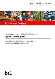 BS PD CLC/TS 50136-9